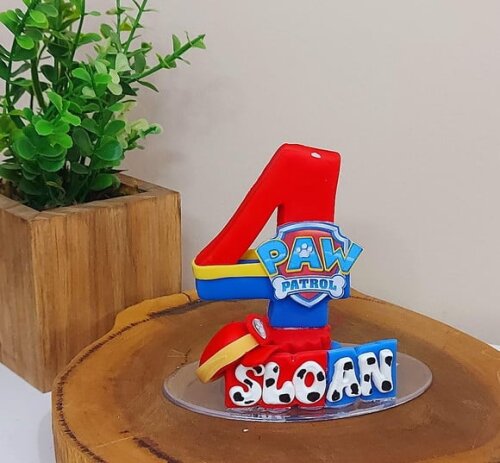 Vela Personalizada Patrulha Canina