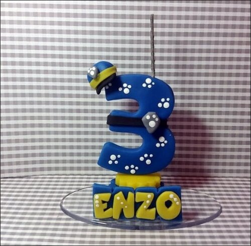 Vela Personalizada Patrulha Canina