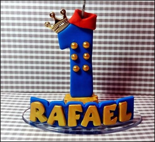 Vela personalizada Pequeno Príncipe