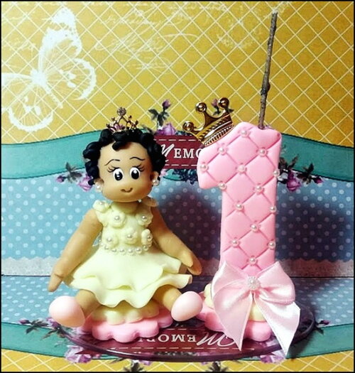Vela Personalizada Princesa