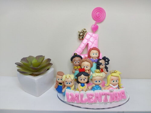 Vela Personalizada Princesas