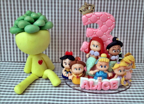 Vela Personalizada Princesas