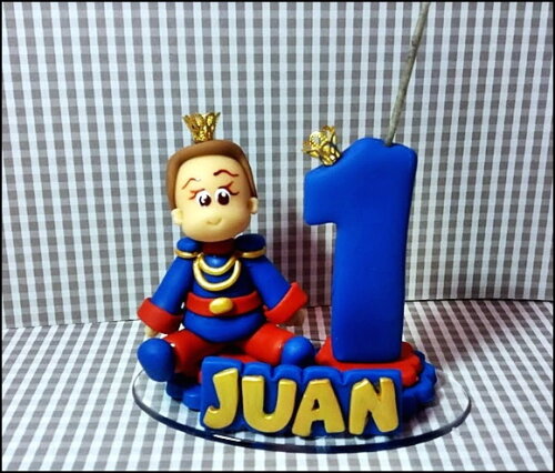 Vela personalizada Príncipe