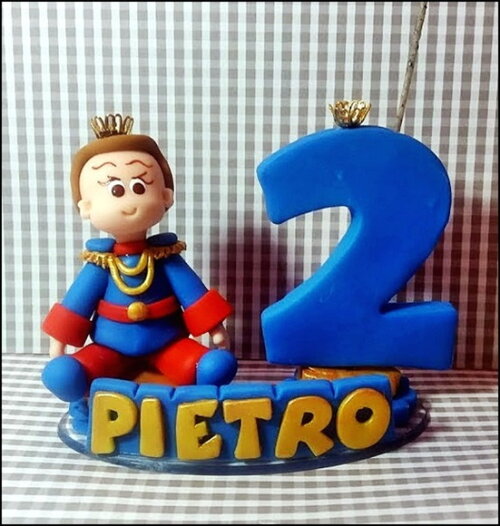 Vela personalizada Príncipe