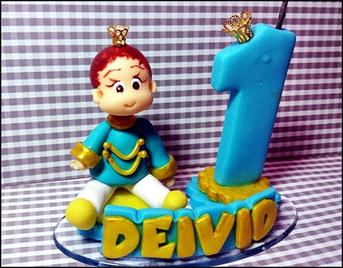 Vela personalizada Príncipe