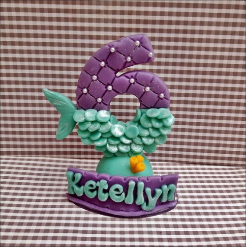 Vela Personalizada Sereia