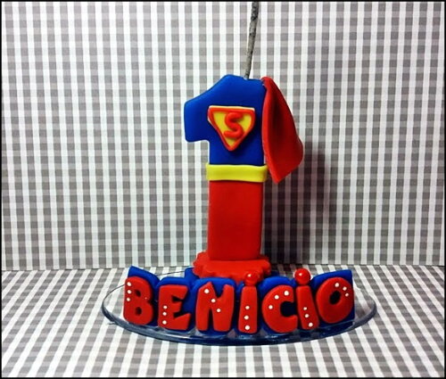 Vela Personalizada Super Herois