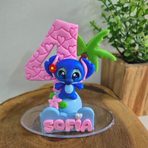 Vela Personalizada Stitch