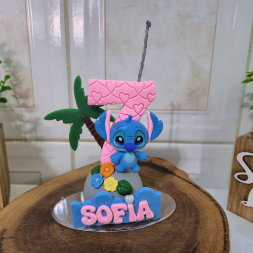 Vela Personalizada Stitch