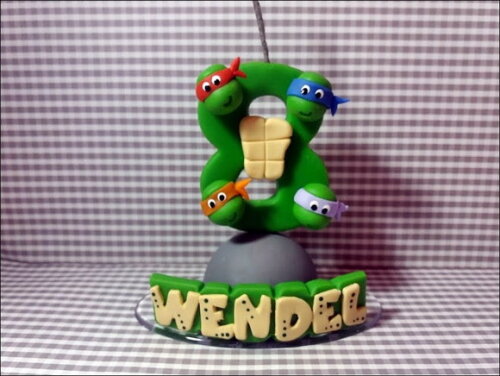 Vela Personalizada Tartaruga Ninja