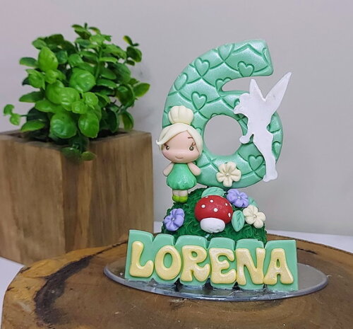 Vela Personalizada Tinker Bell