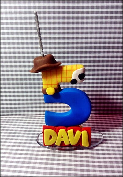Vela Personalizada Toy Story