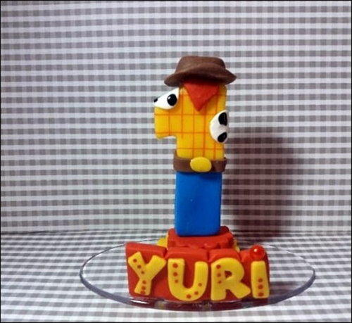 Vela Personalizada Toy Story