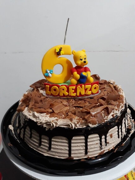Vela Personalizada Ursinho Pooh