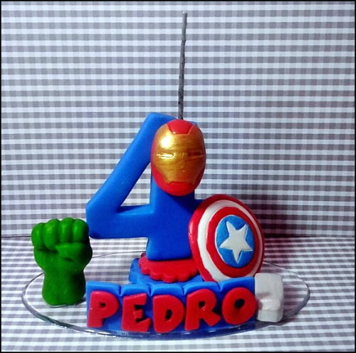 Vela Personalizada Vingadores