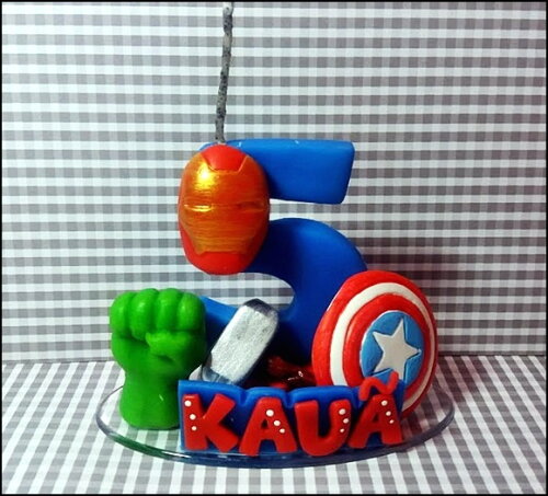 Vela Personalizada Vingadores