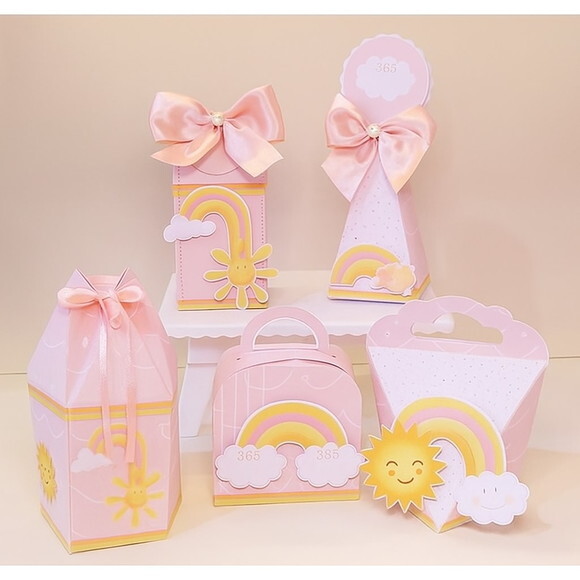 Kit 365 Sorrisos Rosa / 50 Caixinhas