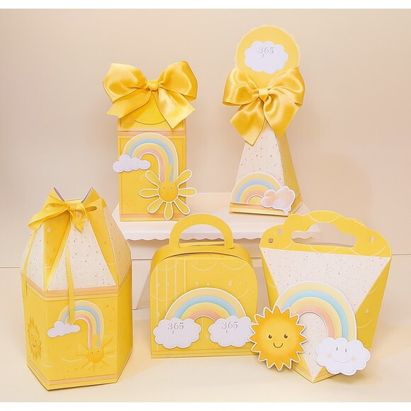 Kit 365 Sorrisos Amarelo / 50 Caixinhas