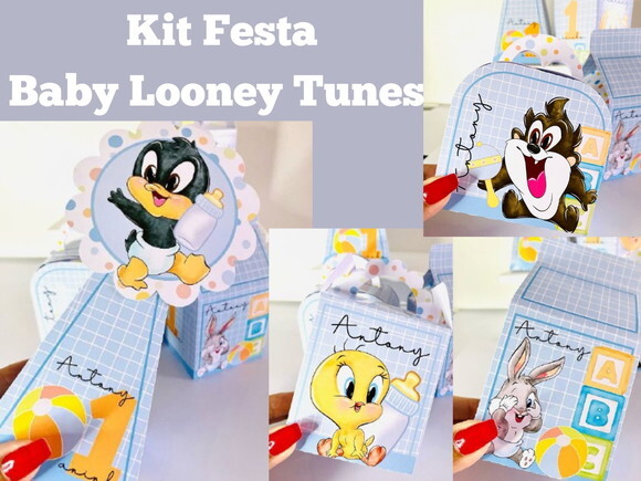 Kit Festa Baby Looney Tunes 40 Peças)