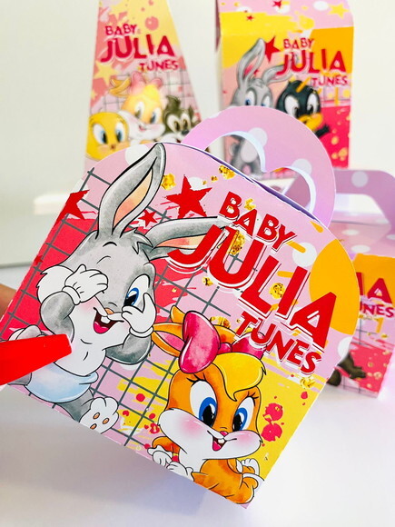 Kit Festa Baby Looney Tunes Rosa (40 Peças)