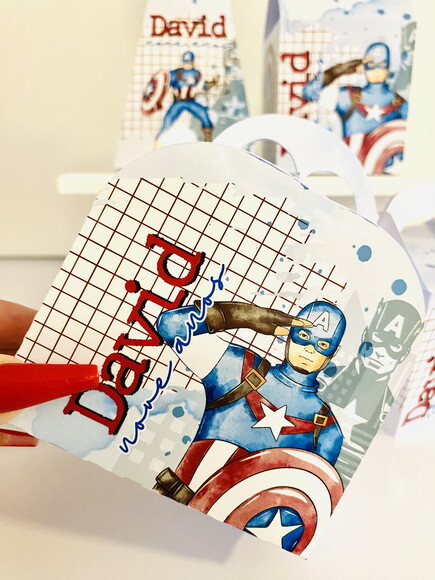 Kit Festa Capitão América (40 Peças)