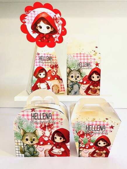 Kit Festa Chapeuzinho Vermelho (40 Peças)