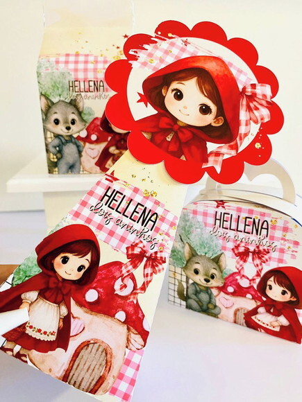 Kit Festa Chapeuzinho Vermelho (40 Peças)