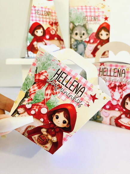 Kit Festa Chapeuzinho Vermelho (40 Peças)
