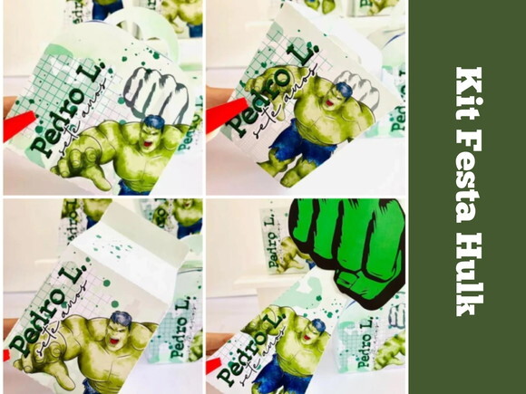 Kit Festa Hulk (40 Peças)