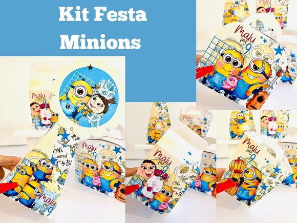 Kit Festa Miniouns (40 Peças)