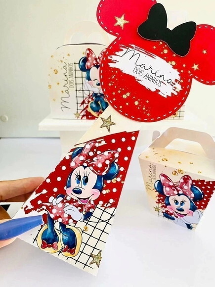 Kit Festa Minnie Vermelha (40 Peças)
