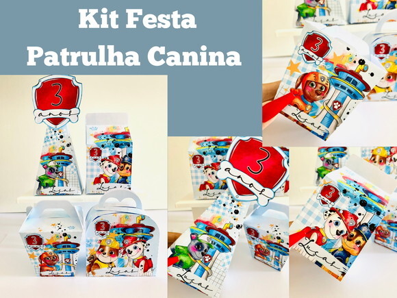 Kit Festa Patrulha Canina (40 Peças)