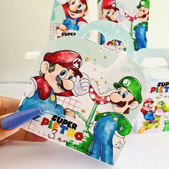 Kit Festa Super Mario (40 Peças)