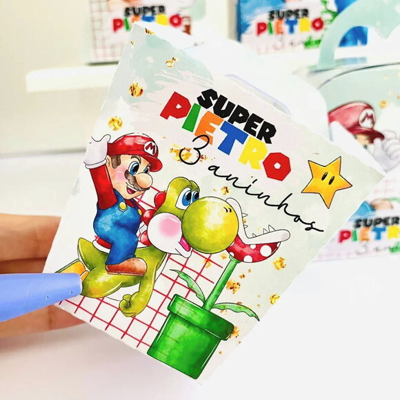 Kit Festa Super Mario (40 Peças)