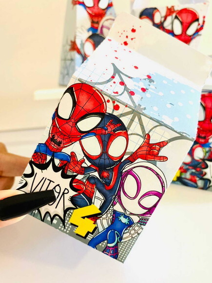Kit Tema Homem Aranha Baby (40 Peças)