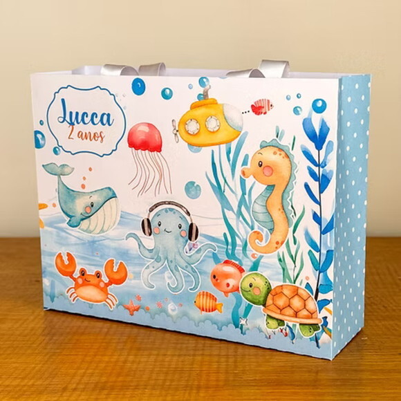 Sacolinha Personalizada Festa Infantil