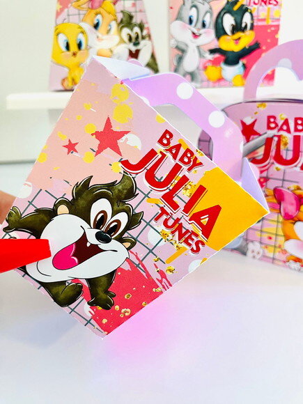 Kit Festa Baby Looney Tunes Rosa (40 Peças)