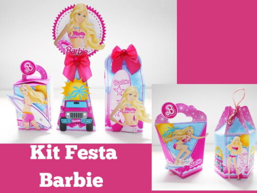 Kit Festa Barbie (50 Itens)