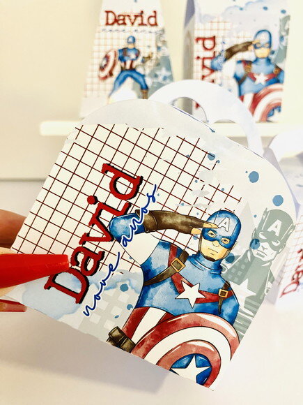 Kit Festa Capitão América (40 Peças)