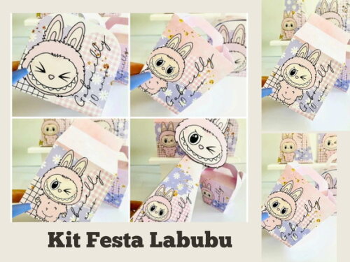 Kit Festa Labubu (40 Peças)