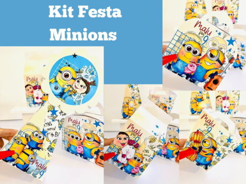 Kit Festa Miniouns (40 Peças)