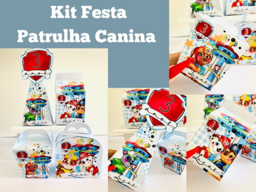 Kit Festa Patrulha Canina (40 Peças)
