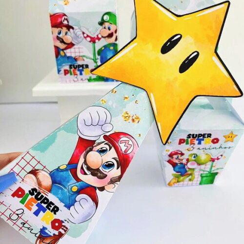 Kit Festa Super Mario (40 Peças)