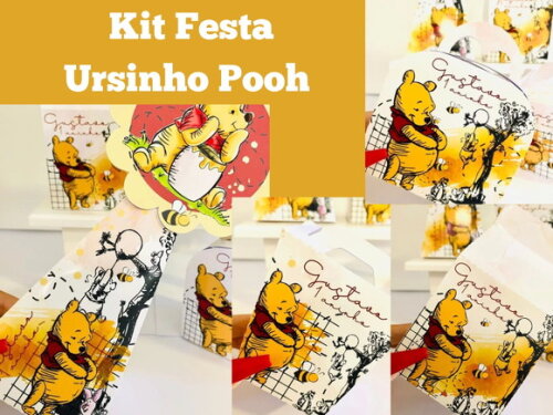 Kit Festa Ursinho Pooh (40 Peças)
