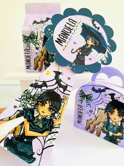Kit Festa Wandinha (40 Peças)