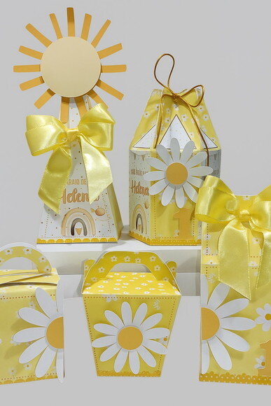 Kit Raio de Sol e Margaridas / 50 Caixas