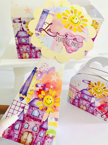 Kit Tema Sol Aqurela (40 Peças)