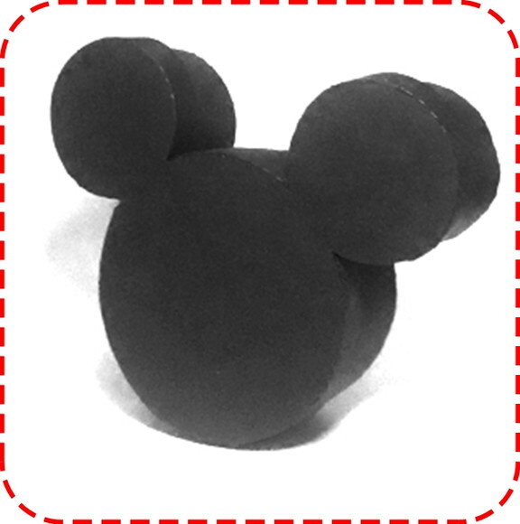 Arquivo Caixa Silhouette Cabeça Mickey