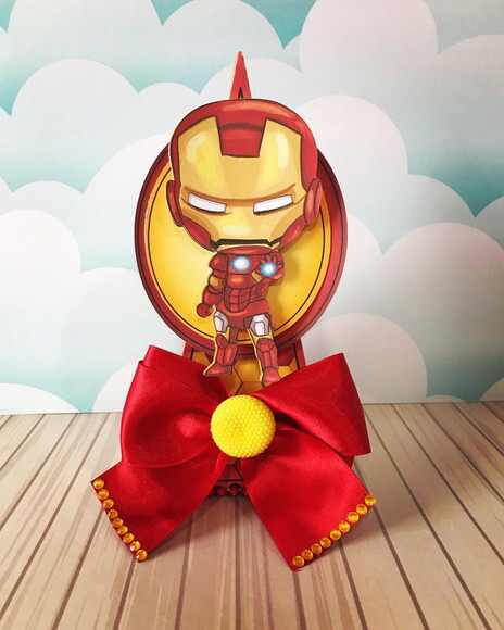 Arquivo Caixa Silhouette Homem de Ferro Luxo