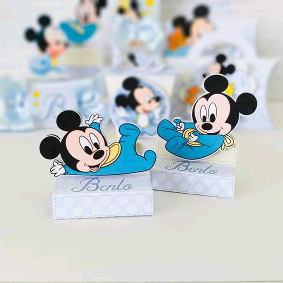 Arquivo Caixa Silhouette Mickey Baby Luxo